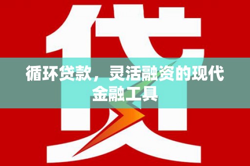 津市循环贷款，灵活融资的现代金融工具
