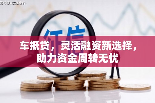 津市车抵贷，灵活融资新选择，助力资金周转无忧