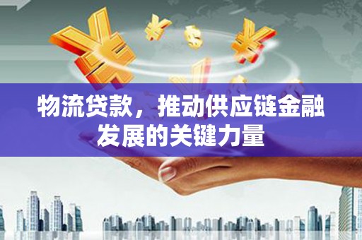 津市物流贷款，推动供应链金融发展的关键力量