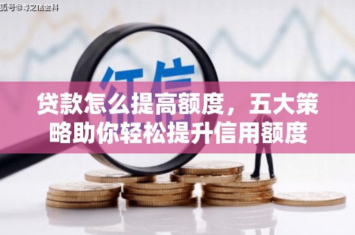 津市贷款怎么提高额度，五大策略助你轻松提升信用额度