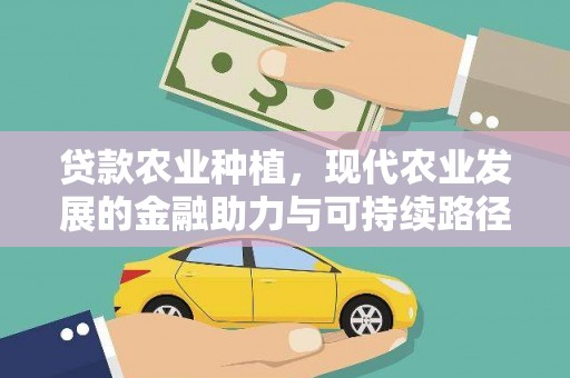 津市贷款农业种植，现代农业发展的金融助力与可持续路径