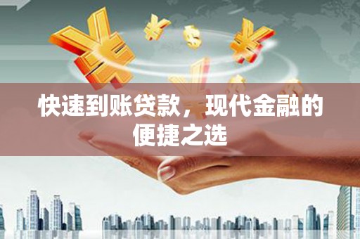 津市快速到账贷款，现代金融的便捷之选
