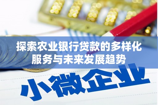津市探索农业银行贷款的多样化服务与未来发展趋势
