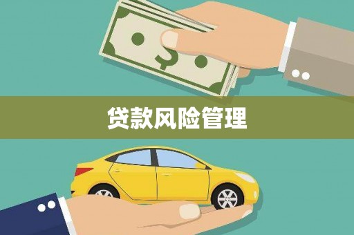 津市贷款风险管理