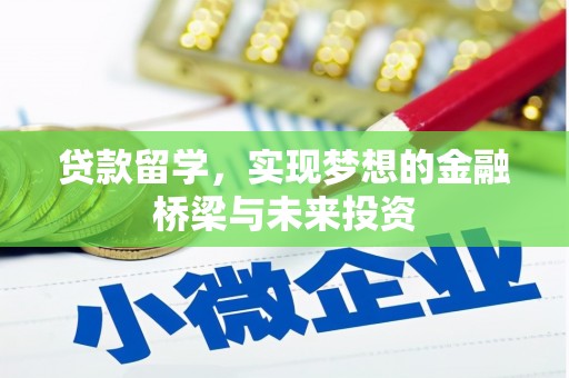 津市贷款留学，实现梦想的金融桥梁与未来投资