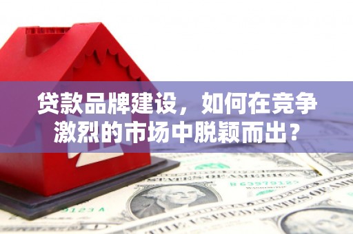 津市贷款品牌建设，如何在竞争激烈的市场中脱颖而出？