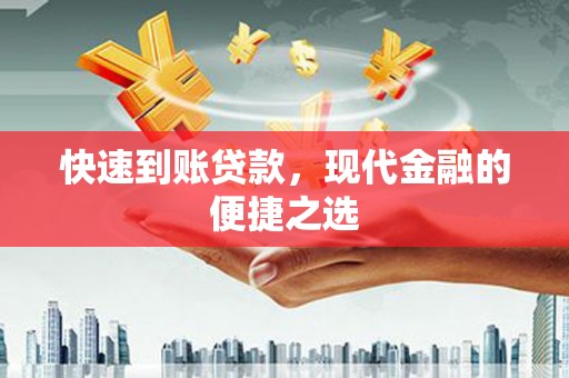 津市快速到账贷款，现代金融的便捷之选