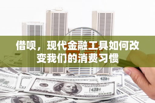 津市借呗，现代金融工具如何改变我们的消费习惯