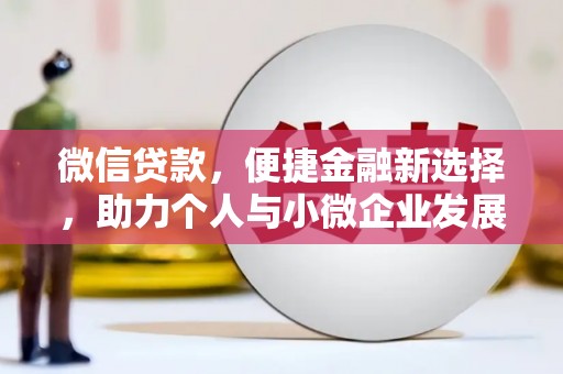 津市微信贷款，便捷金融新选择，助力个人与小微企业发展